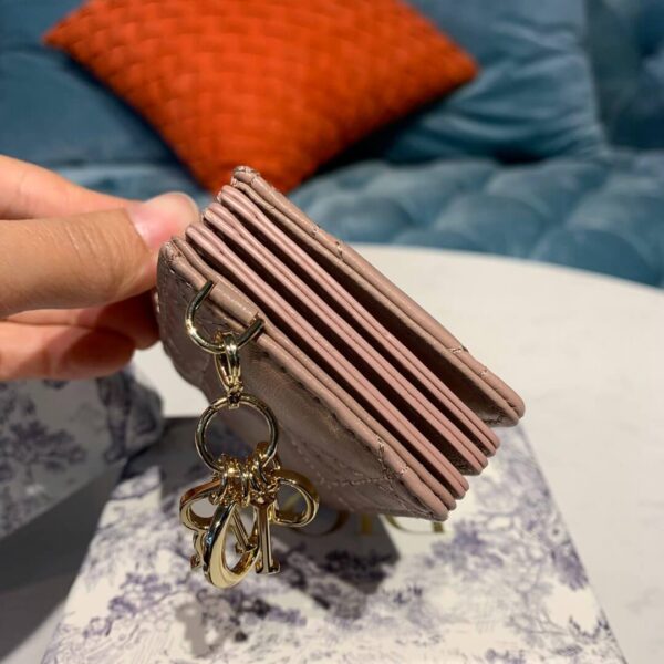 Dior Dior 5-Gusset Card Holder Beige - Image 7