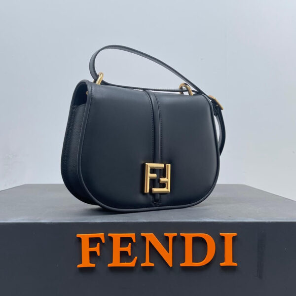 Fendi C’mon Medium Black Bag - Image 2