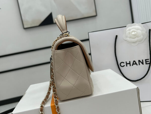 Chanel Mini Rectangular Flap with Top Handle Bag - Image 4