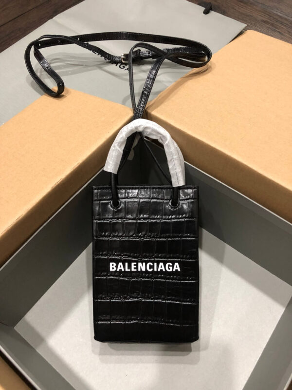 Balenciaga Shopping Phone Holder Bag