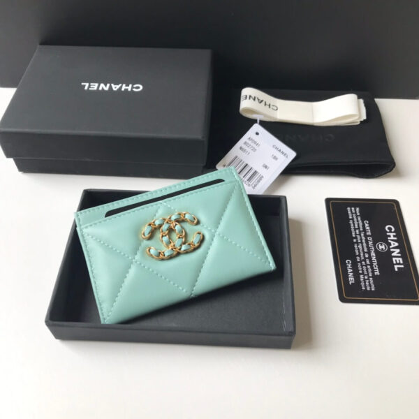 Chanel 19 Leather Card Holder