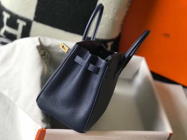 Hermes Birkin Blue Bag - Image 3