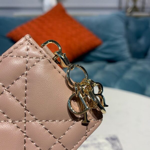 Dior Dior 5-Gusset Card Holder Beige - Image 4