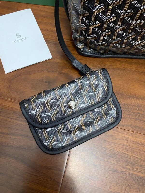 Goyard Mini Tote Black Bag - Image 8