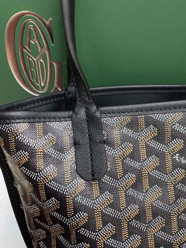Goyard Mini Tote Black Bag - Image 6