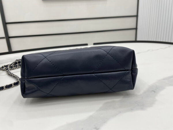 Chanel 22 Small Blue Handbag - Image 2