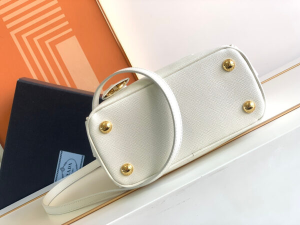 Prada Galleria Saffiano White Bag - Image 4