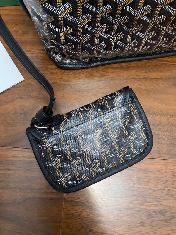 Goyard Mini Tote Black Bag - Image 4