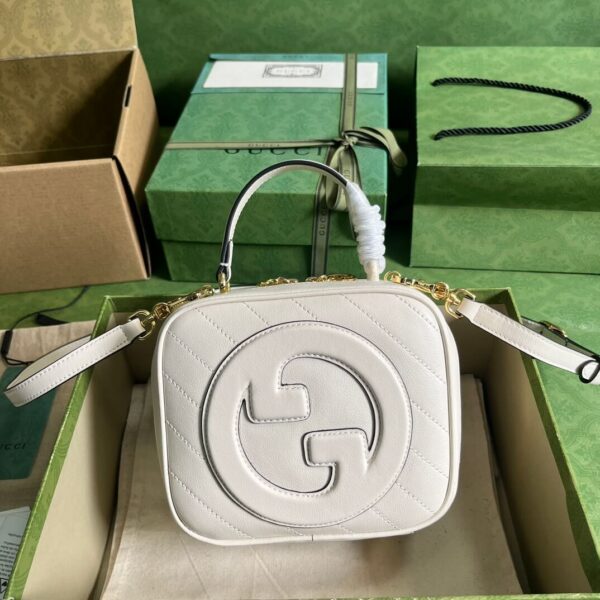 Gucci Blondie Top Handle White Bags