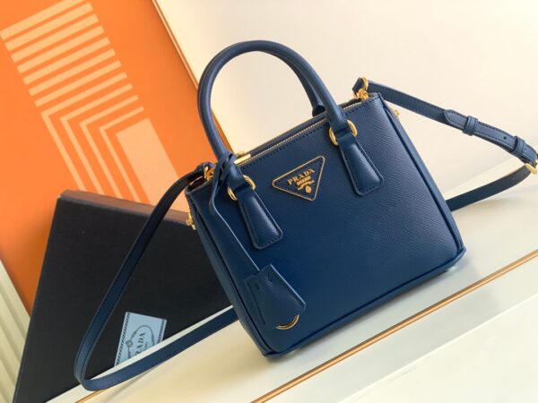 Prada Galleria Saffiano Blue Bag