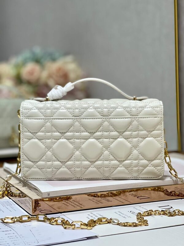 Miss Dior Top Handle Bag White - Image 3