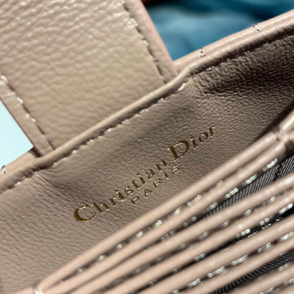 Dior Dior 5-Gusset Card Holder Beige - Image 5