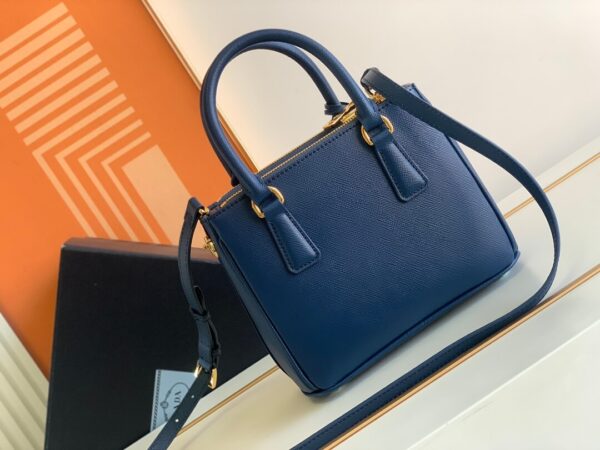Prada Galleria Saffiano Blue Bag - Image 6