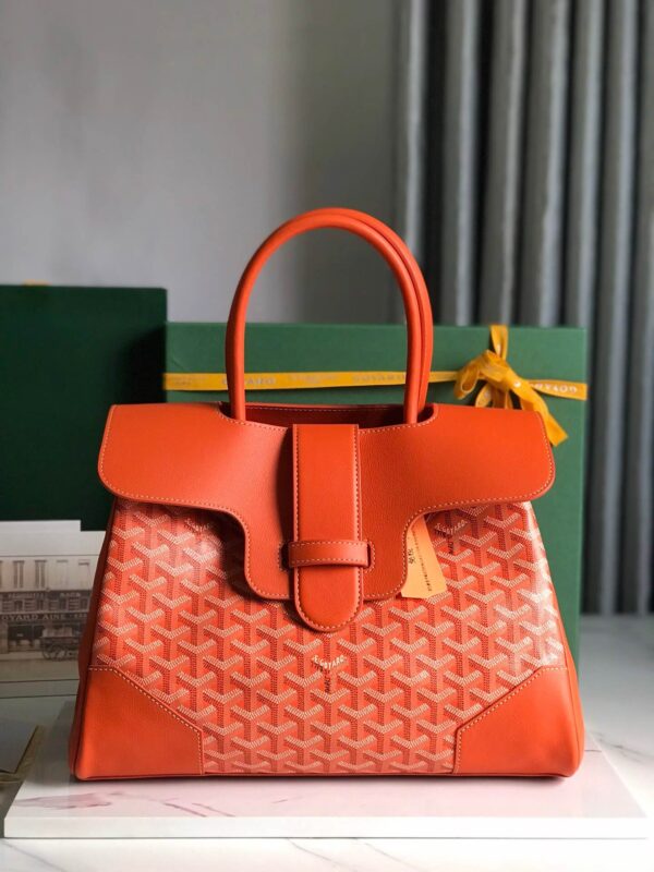 Goyard Saigon Tote Orange Bag