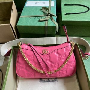 Gucci Matelasse Pink Handbags