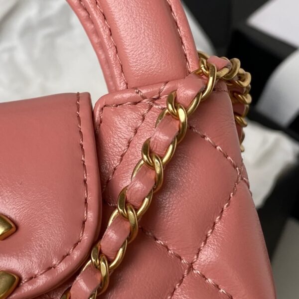 Chanel Small Kelly Shopper Pink Bag - Image 8