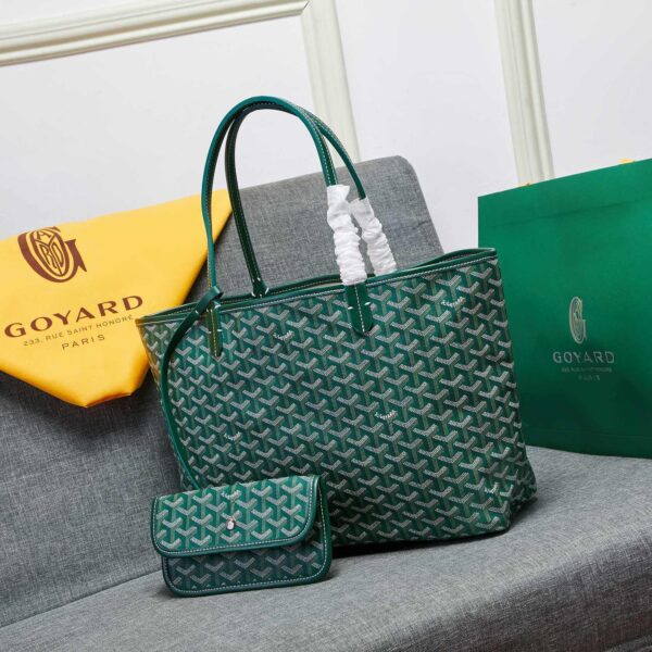 Goyard Tote Large Green Bag - Image 6