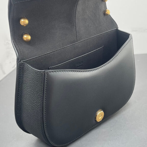Fendi C’mon Medium Black Bag - Image 6