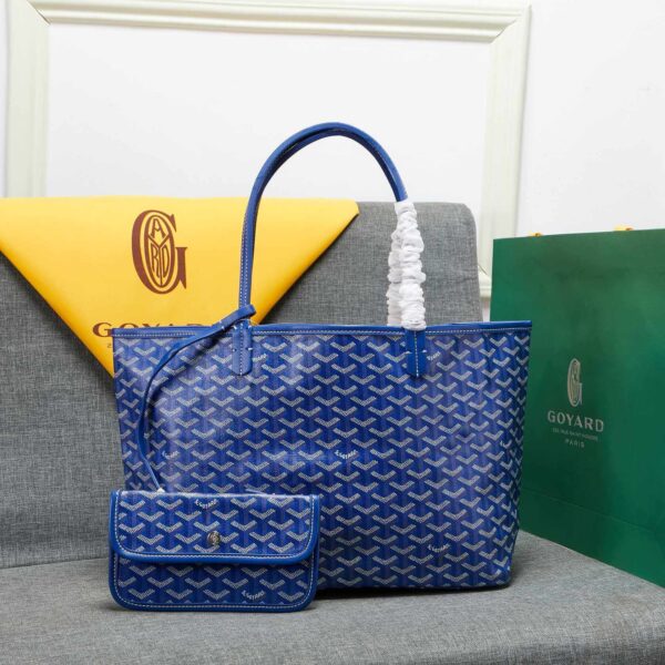 Goyard Tote Large Blue Bag