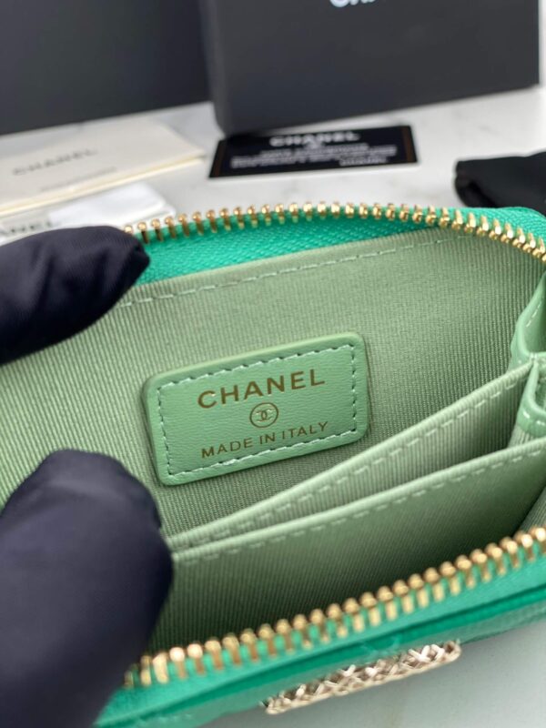 Chanel Zipped Coin Purse - Image 5