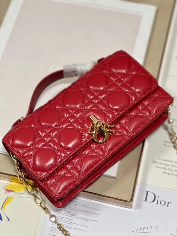 Miss Dior Top Handle Bag Red - Image 6