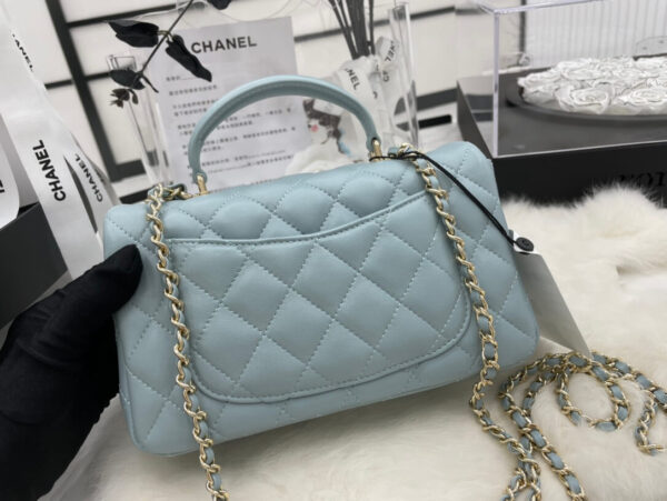 Chanel Mini Rectangular Flap with Top Handle Bag - Image 7