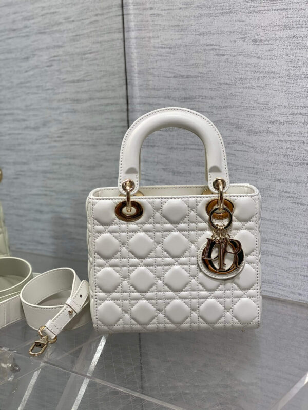 Lady Dior Bag White - Image 5