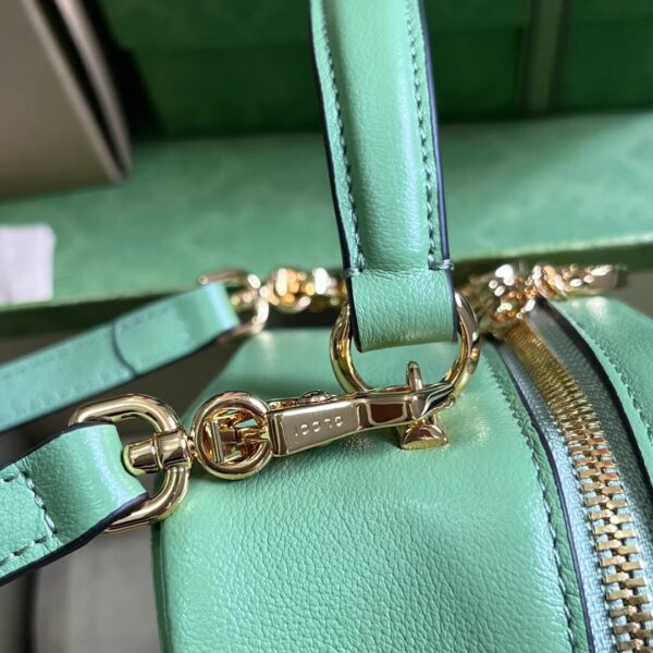 Gucci Blondie Top Handle Green Bags - Image 7