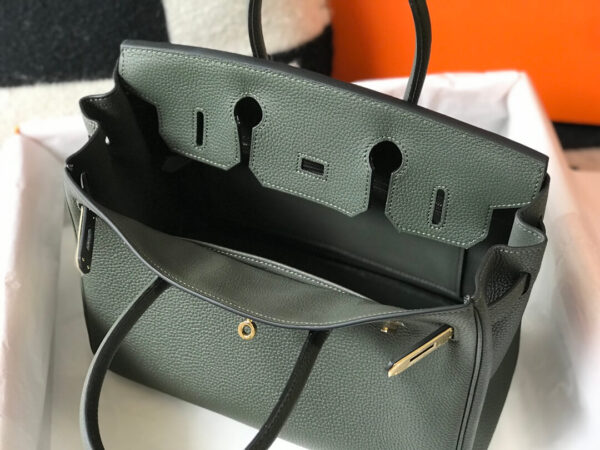 Hermes Birkin Togo Dark Green Bag - Image 4