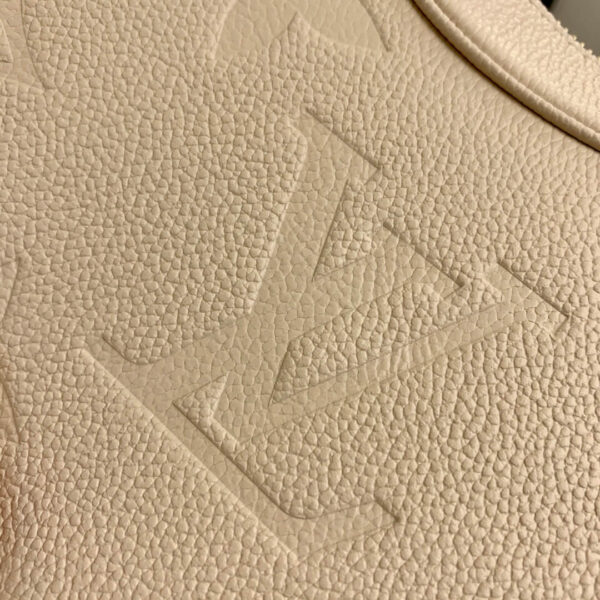 LV Bagatelle Black Monogram Empreinte Bag White - Image 8
