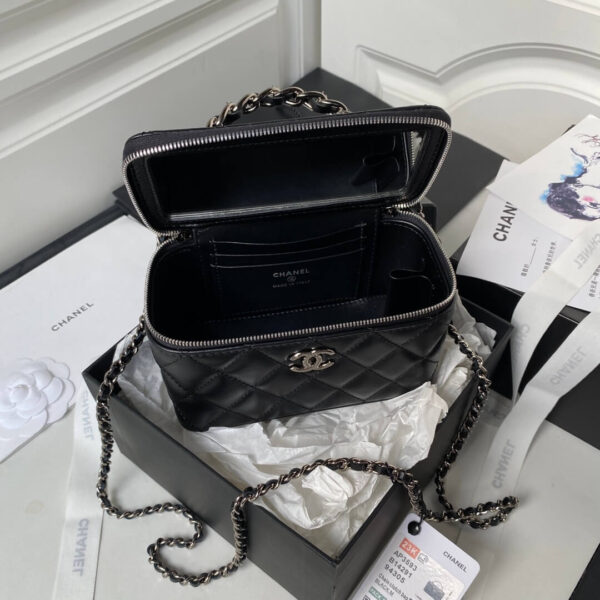 Chanel 22C Black Caviar Vanity Bag - Image 8