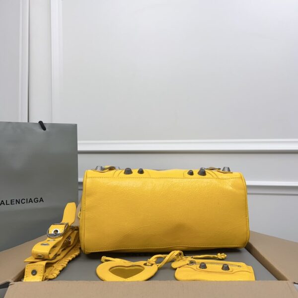 Balenciaga Classic City Yellow Bag - Image 9