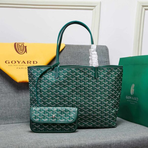 Goyard Tote Large Green Bag - Image 7