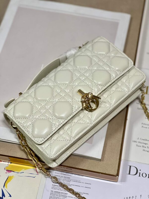 Miss Dior Top Handle Bag White - Image 6