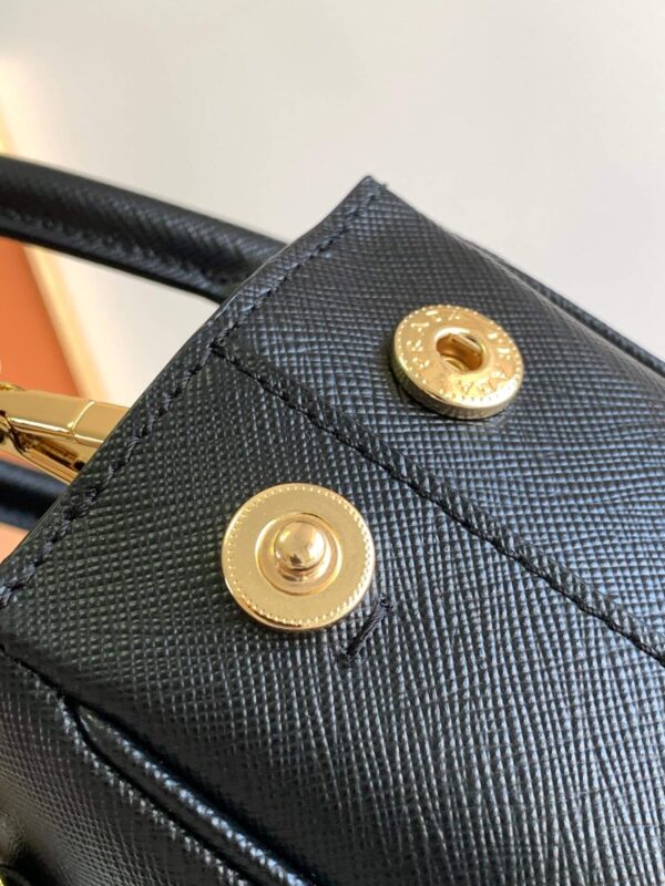 Prada Galleria Saffiano Black Bag - Image 9