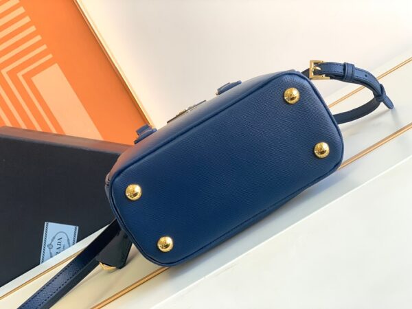 Prada Galleria Saffiano Blue Bag - Image 7