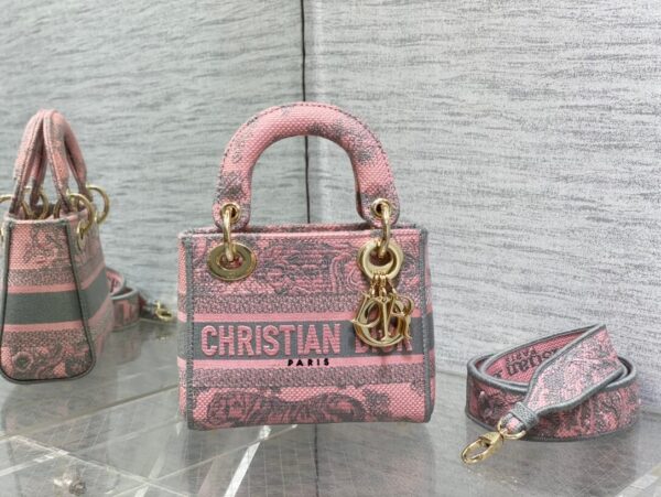 Medium Lady D-Lite Bag - Image 5