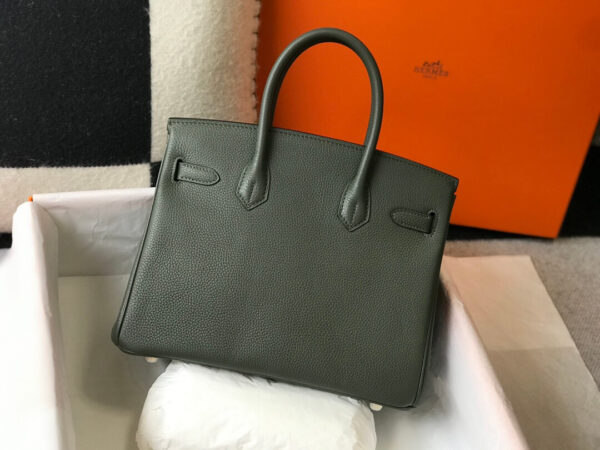 Hermes Birkin Togo Dark Green Bag - Image 5