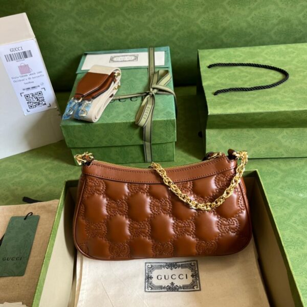 Gucci Matelasse Brown Handbags - Image 8