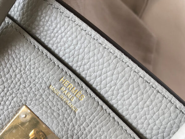 Hermes Birkin Gris Perle Bag - Image 7