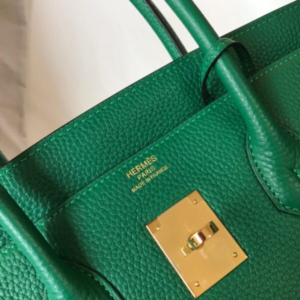 Hermes Birkin Green Bag - Image 8
