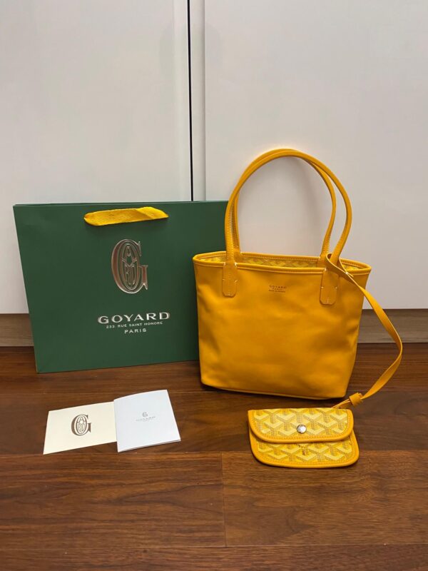 Goyard Mini Tote Yellow Bag - Image 8
