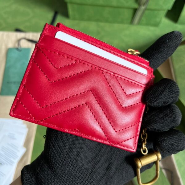Gucci Red Card Holder - Image 9