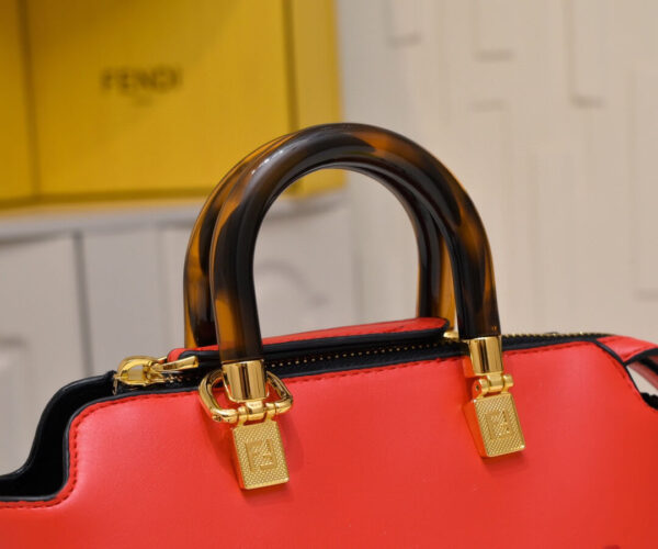Fendi By The Way Bag Red - Image 9