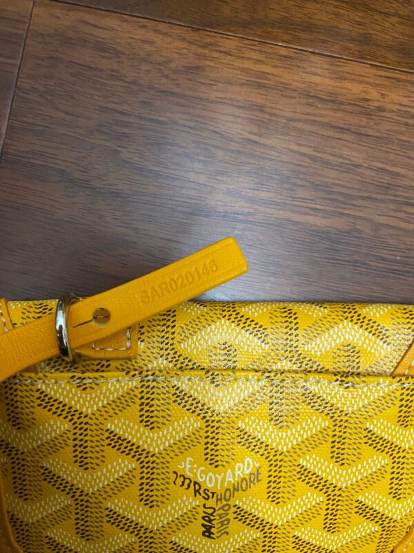 Goyard Mini Tote Yellow Bag - Image 9