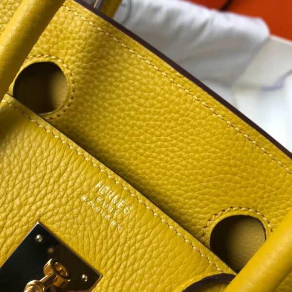 Hermes Birkin Yellow Bag - Image 6