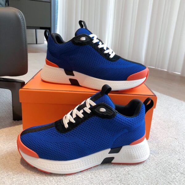 Hermes Bouncing Sneaker Blue - Image 8