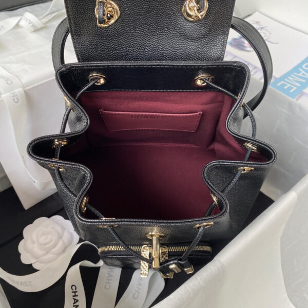 Chanel Affinity Black Backpack - Image 9