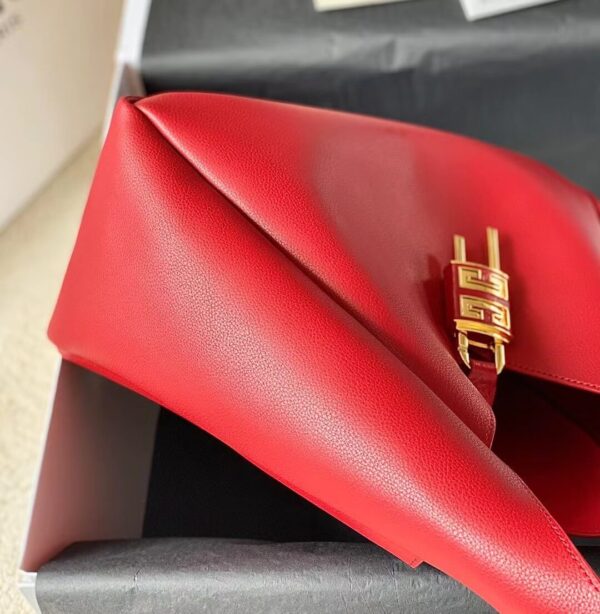Givenchy G-Hobo Medium Shoulder Bag Red - Image 8