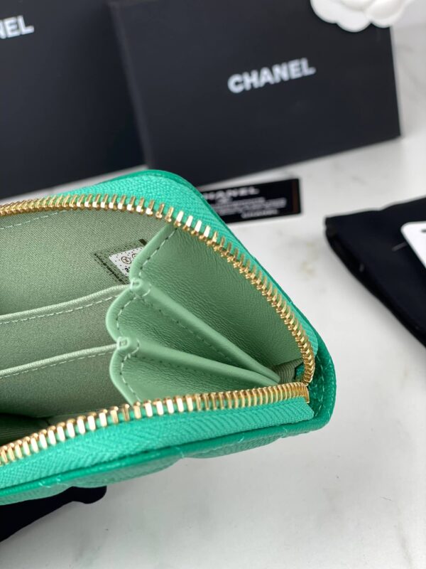 Chanel Zipped Coin Purse - Image 6